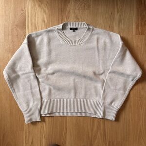 Quince Boyfriend Crew Sweater